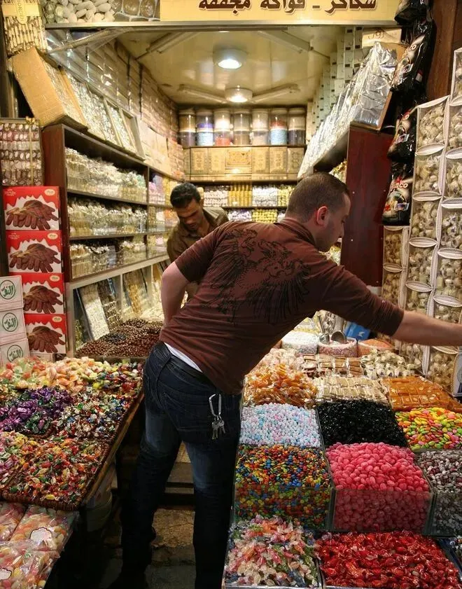 美国摄影师镜头下2008年叙利亚市场 一切都美好