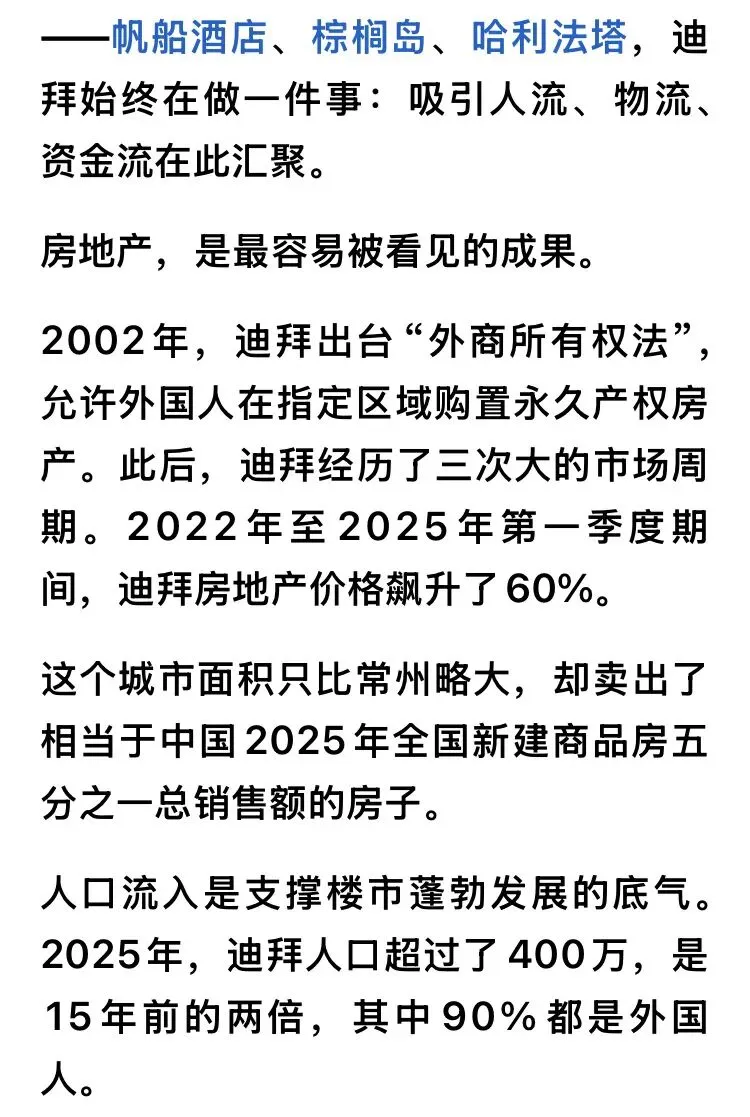 迪拜房地产市场交易量下滑,部分房价下调12%至15%!硝烟之下,有人逃离,有人观望,亦有人准备加仓.