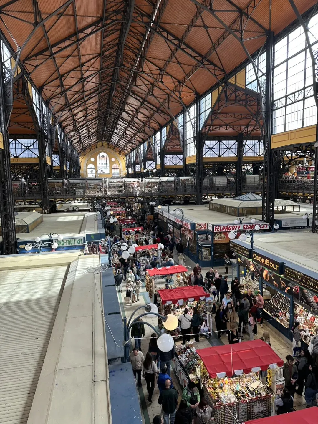 多瑙河畔的烟火气:走进布达佩斯中央市场的百年风情