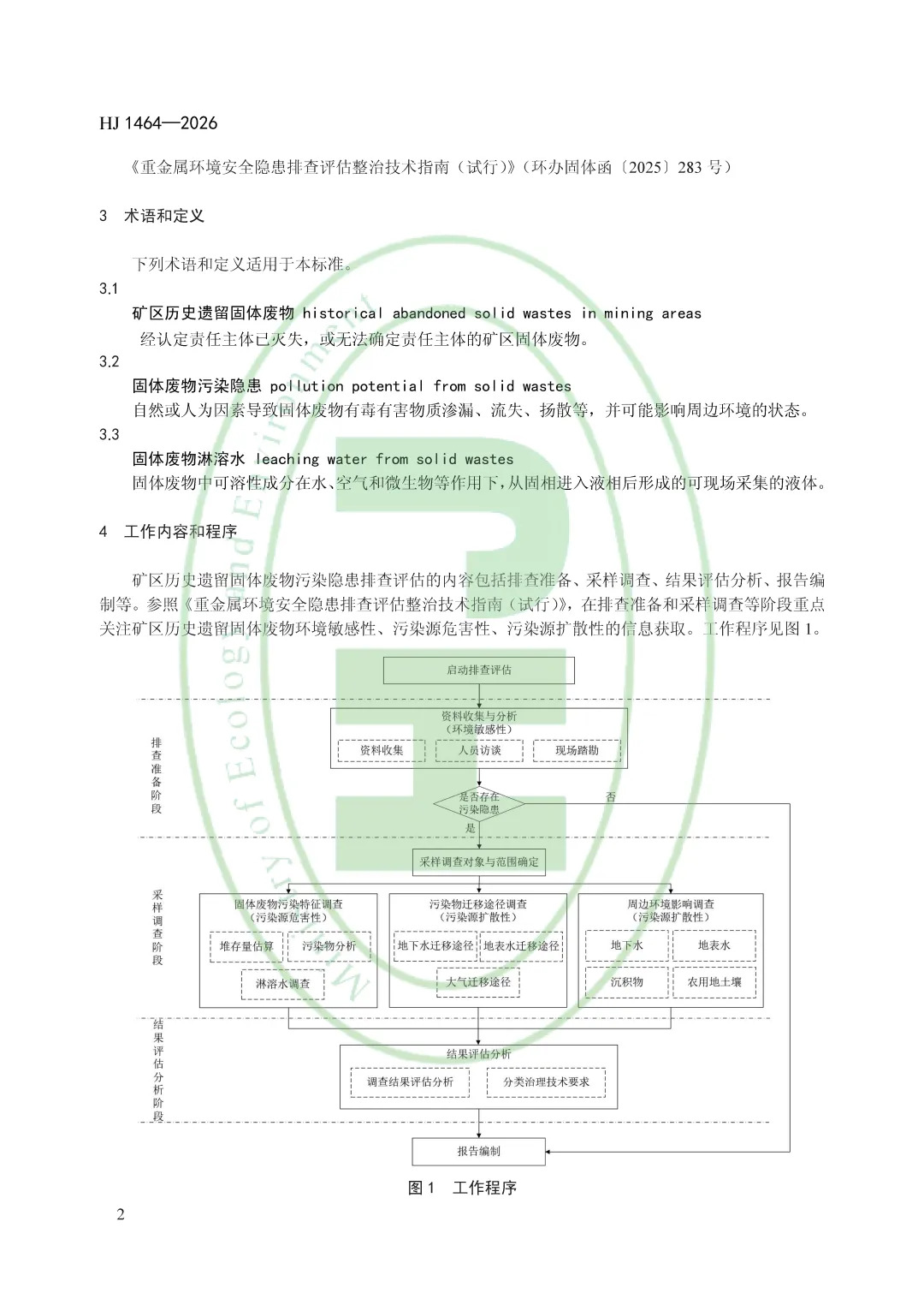 千亿矿区固废治理市场闸门拉开!国家层面排查评估标准3月实施,行业门槛正式明确