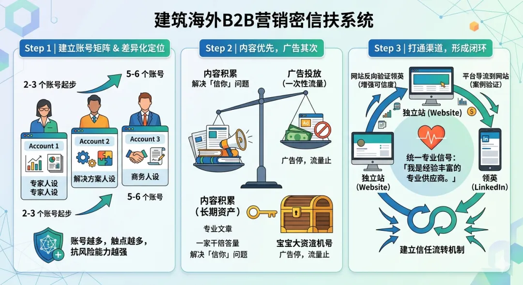 不投流也能持续0成本获客:手把手教你用LinkedIn+独立站搭建自动系统
