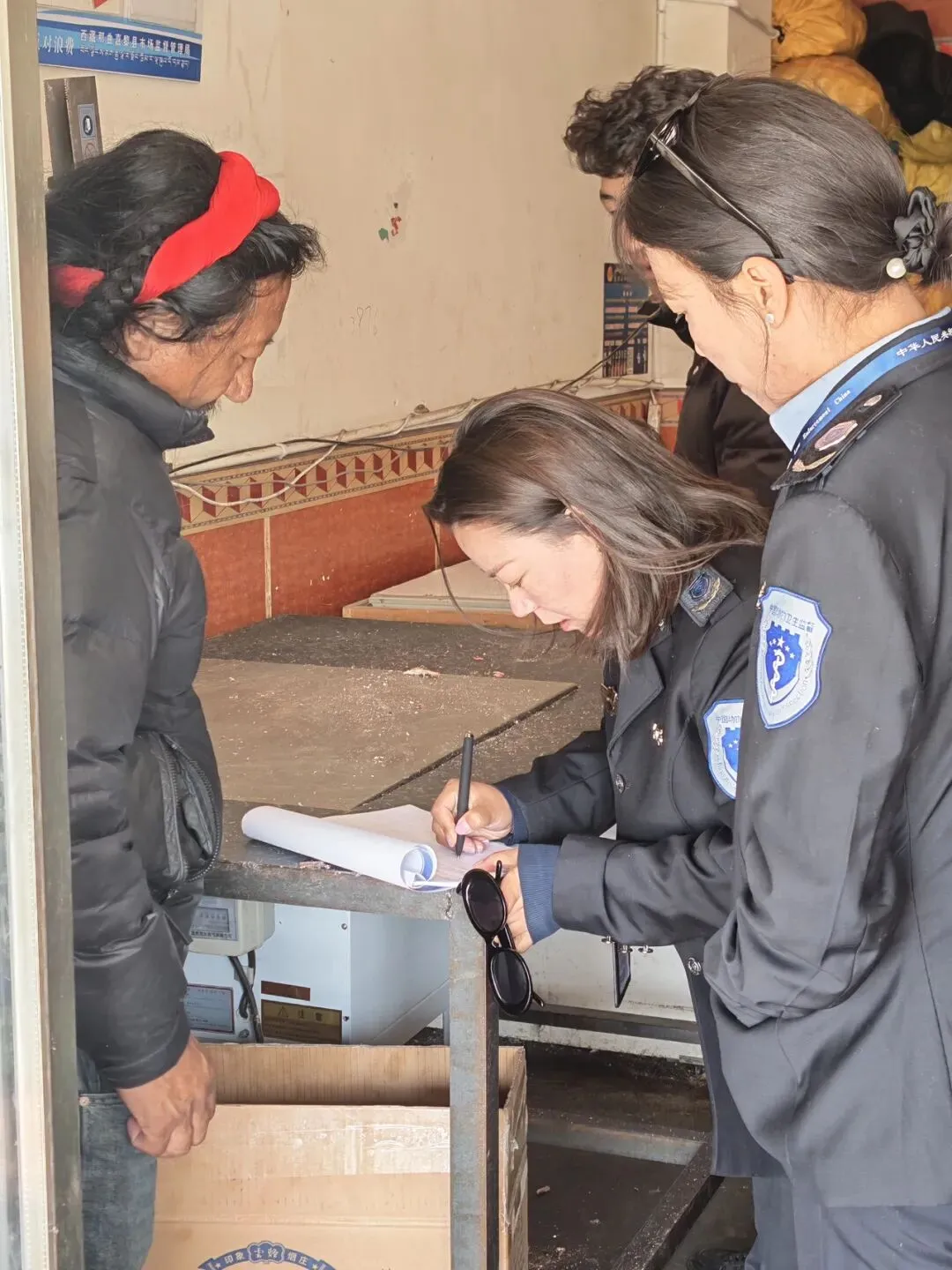 【嘉黎图文新闻】农科站开展牛肉市场专项检查