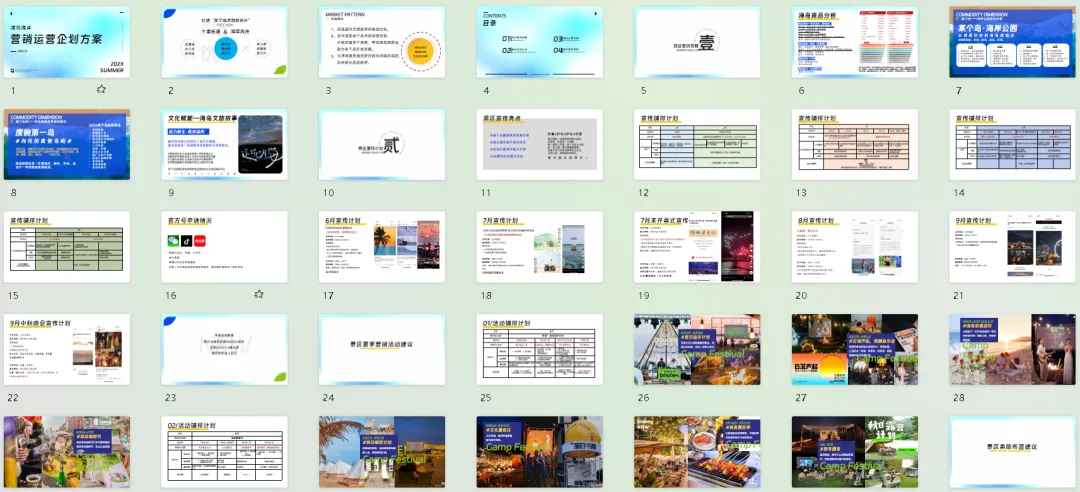 文旅海岛海岸夏季7月8月9月运营营销活动方案