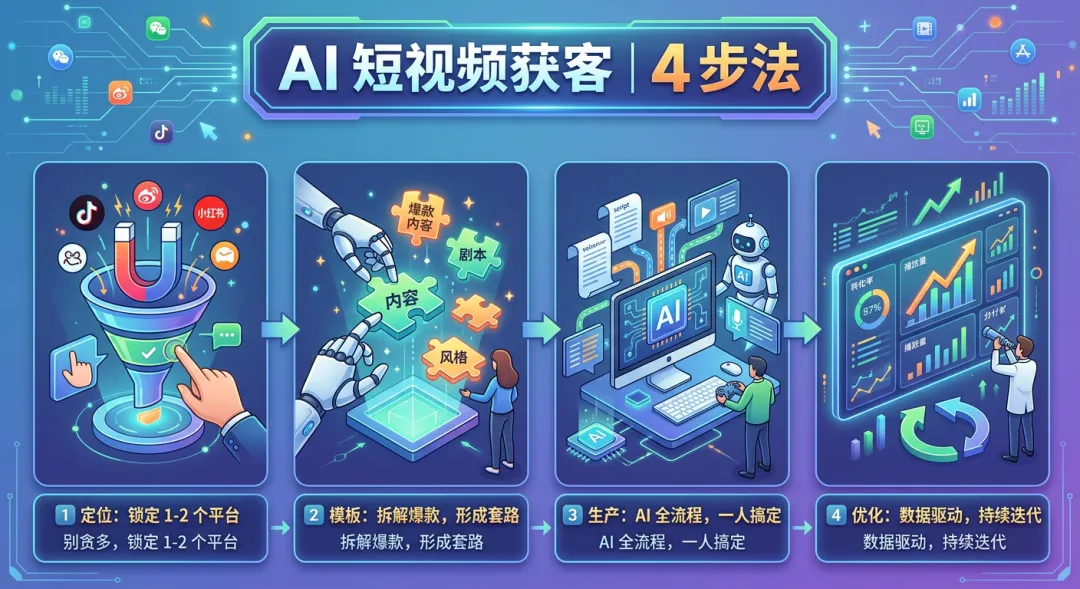 企业短视频获客真相:不用 AI 的,正在被用 AI 的悄悄淘汰!