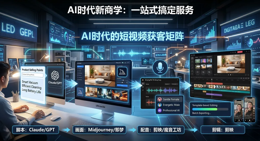 企业短视频获客真相:不用 AI 的,正在被用 AI 的悄悄淘汰!