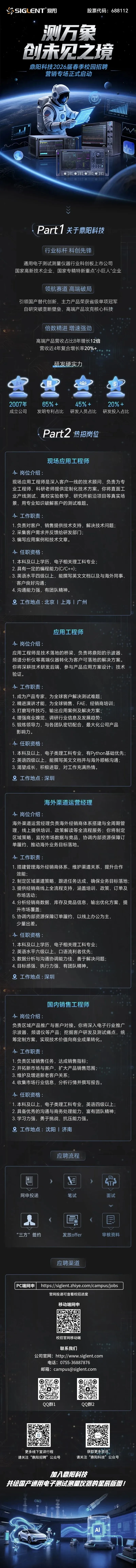 校园招聘|鼎阳科技2026届校招营销专场正式启动