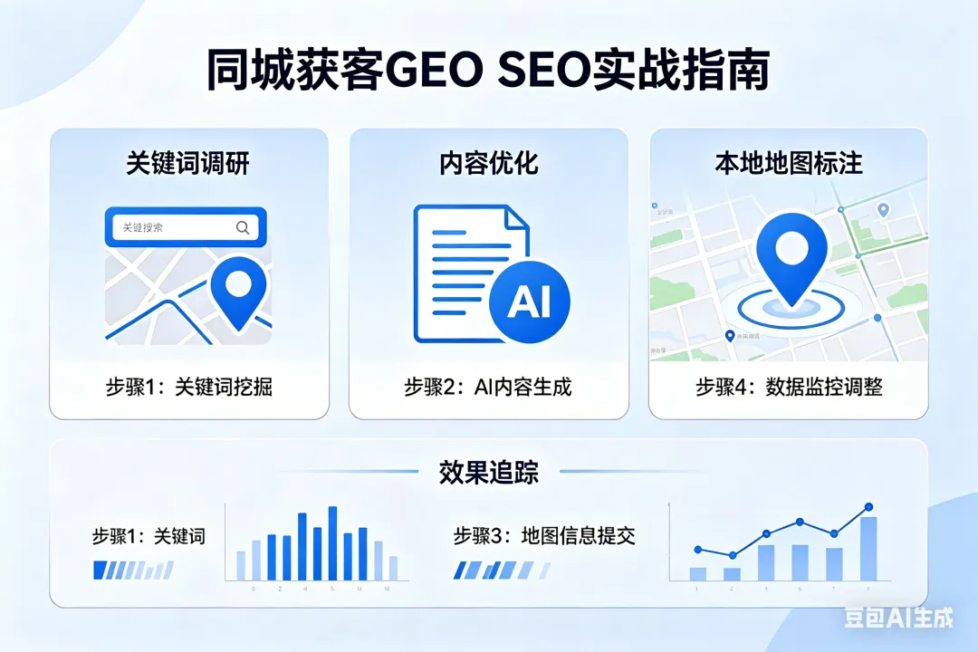 同城获客实战:从0到月客100+的GEO SEO完整打法
