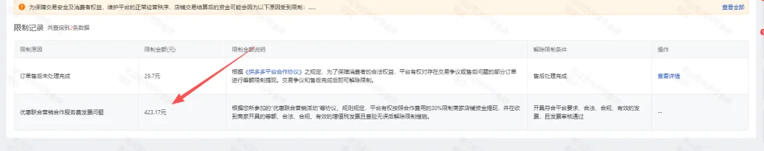 拼多多优惠联合营销活动账单,查看入口以及开票流程!