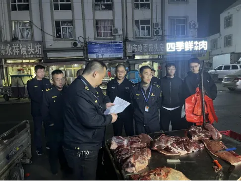 故城县市场监管局开展生鲜肉品专项检查行动