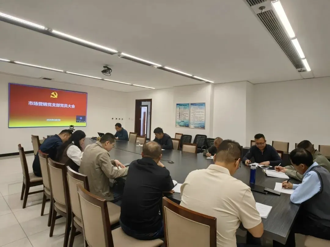 市场营销党支部:讲清形势明方向 凝心聚力促发展