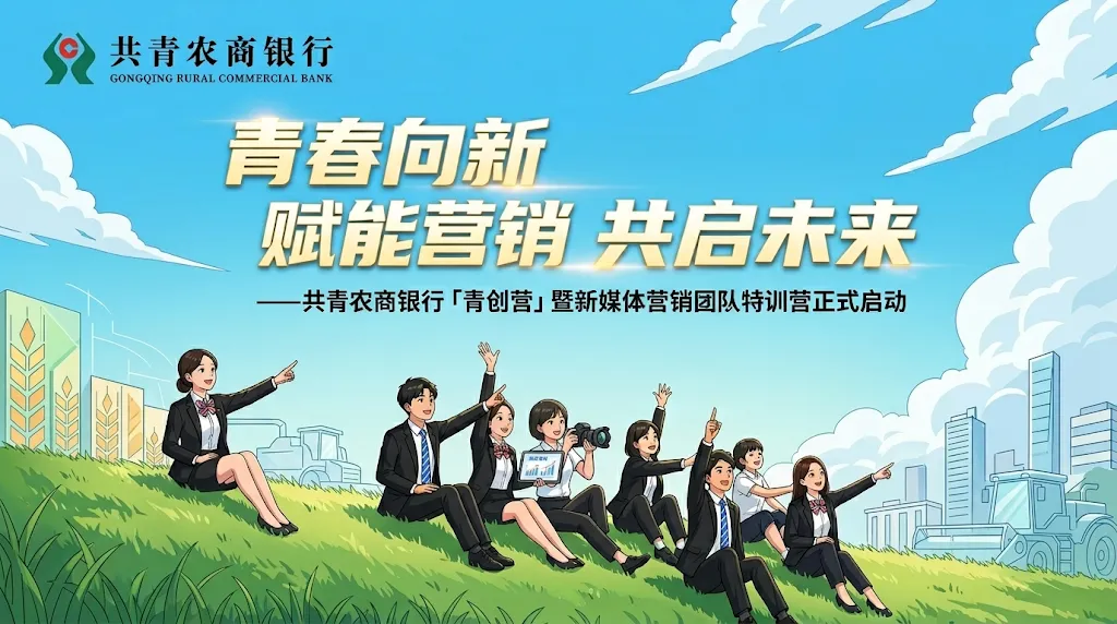 青春向新 赋能营销 共启未来——共青农商银行“青创营”暨新媒体团队特训营正式启动