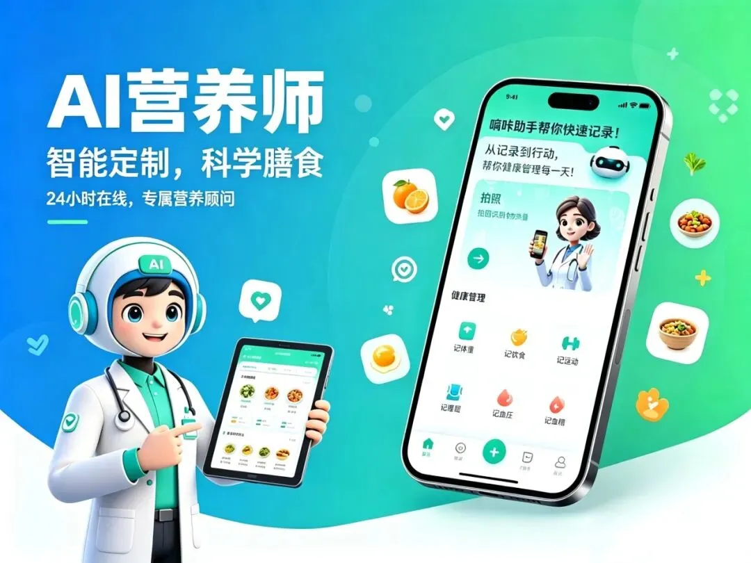健康有益AI营养师,领跑商家数字健康营销新赛道