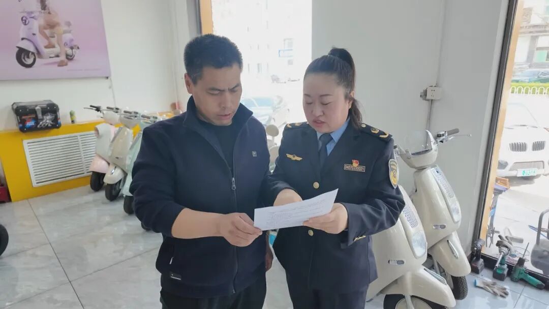 左权县市场监督管理局开展电动车市场整治专项行动