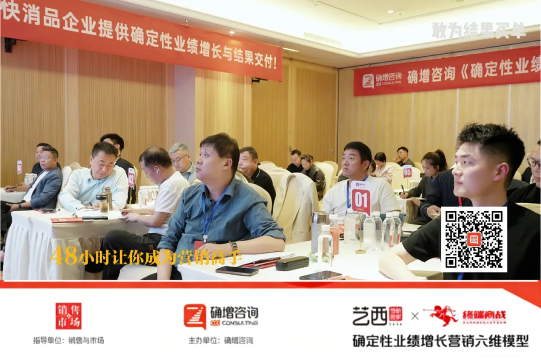 热烈祝贺《确定性业绩增长营销六维模型》实战课圆满成功!