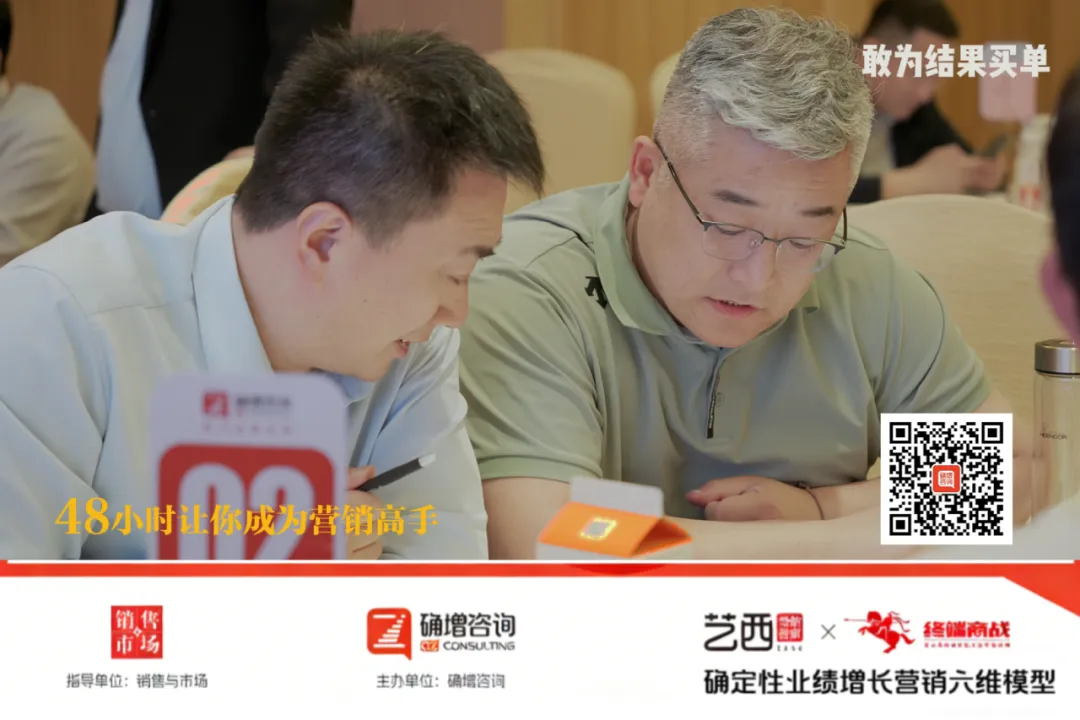 热烈祝贺《确定性业绩增长营销六维模型》实战课圆满成功!