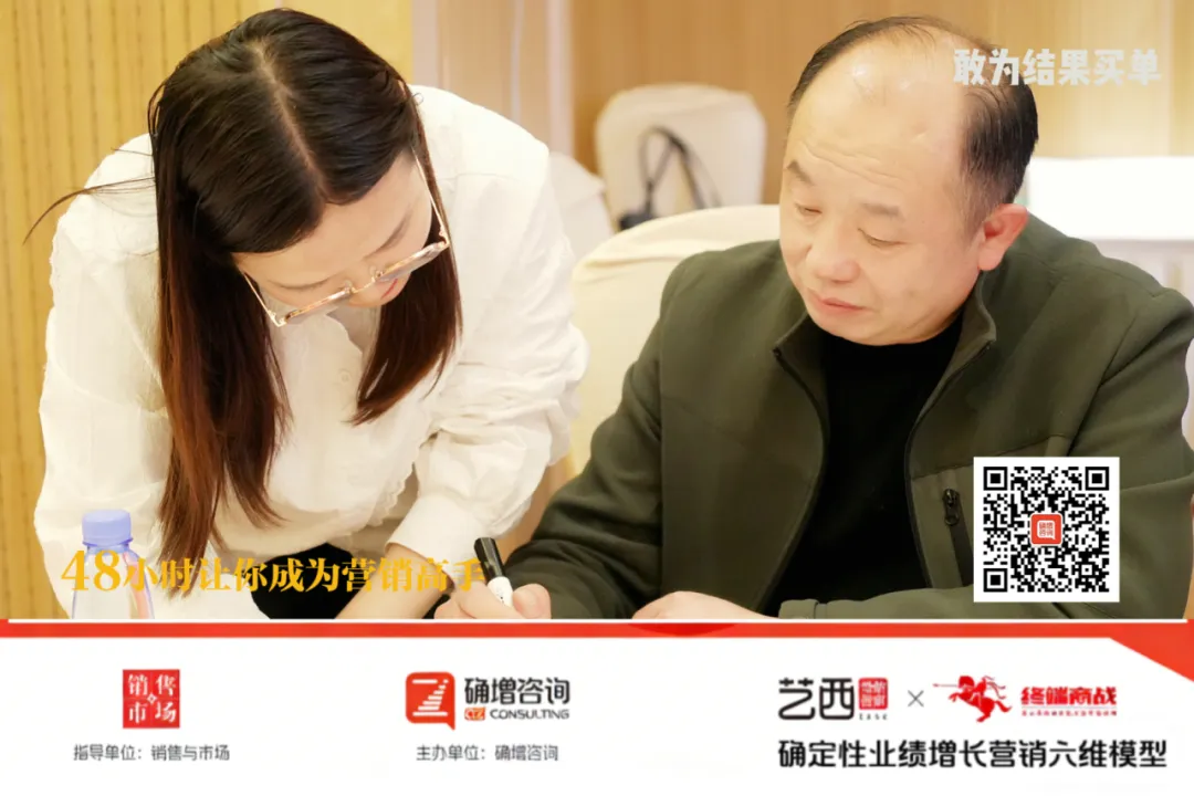 热烈祝贺《确定性业绩增长营销六维模型》实战课圆满成功!