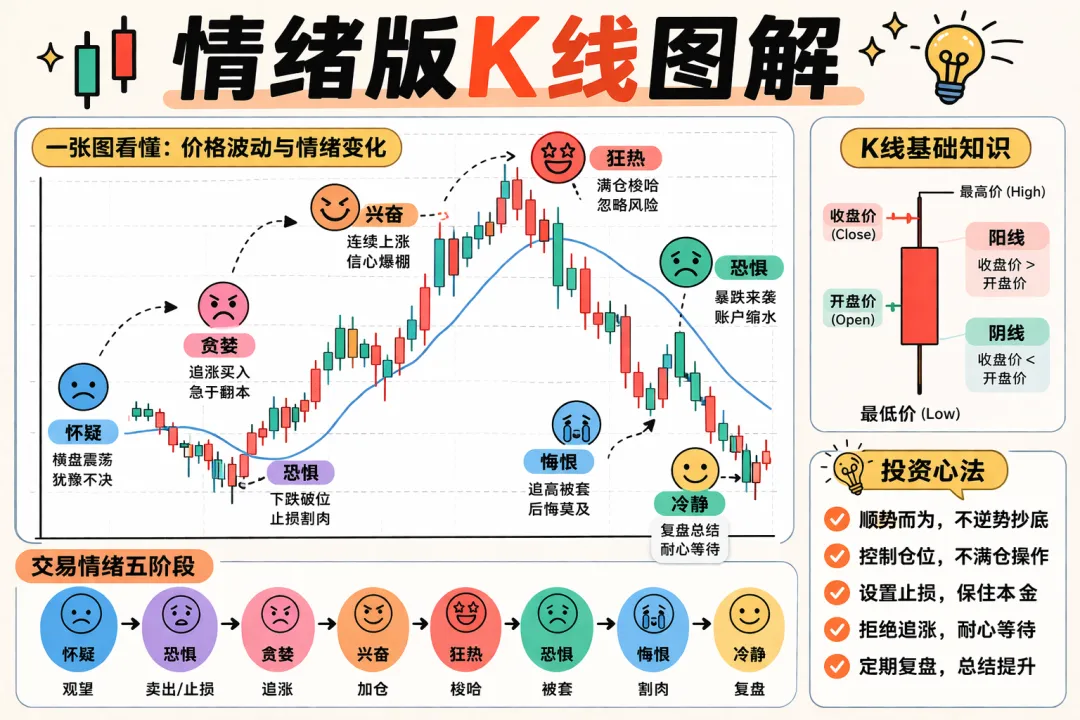 以为K线是技术?其实是市场情绪的“日记本”