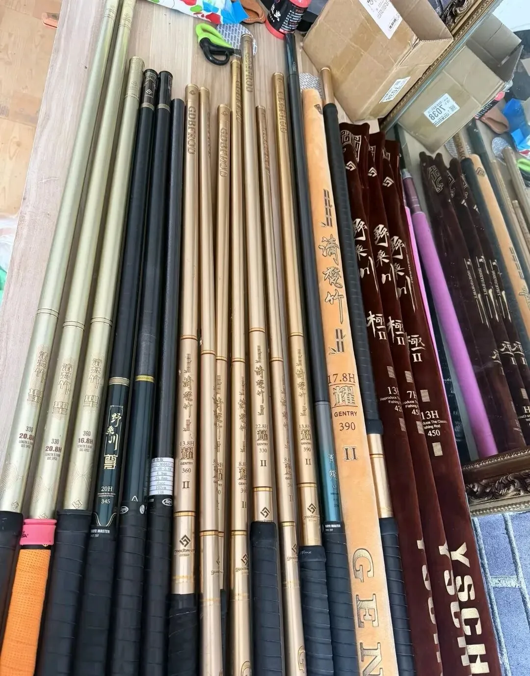 于竿影波光间寻匠心至境之南北黑坑渔具市场差异观察