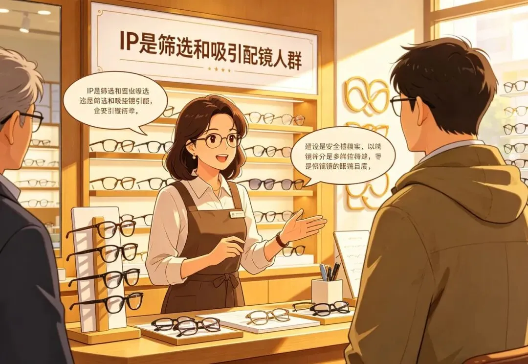 好特莱眼镜店老板娘IP【1】精准获客+信任成交完整落地系统