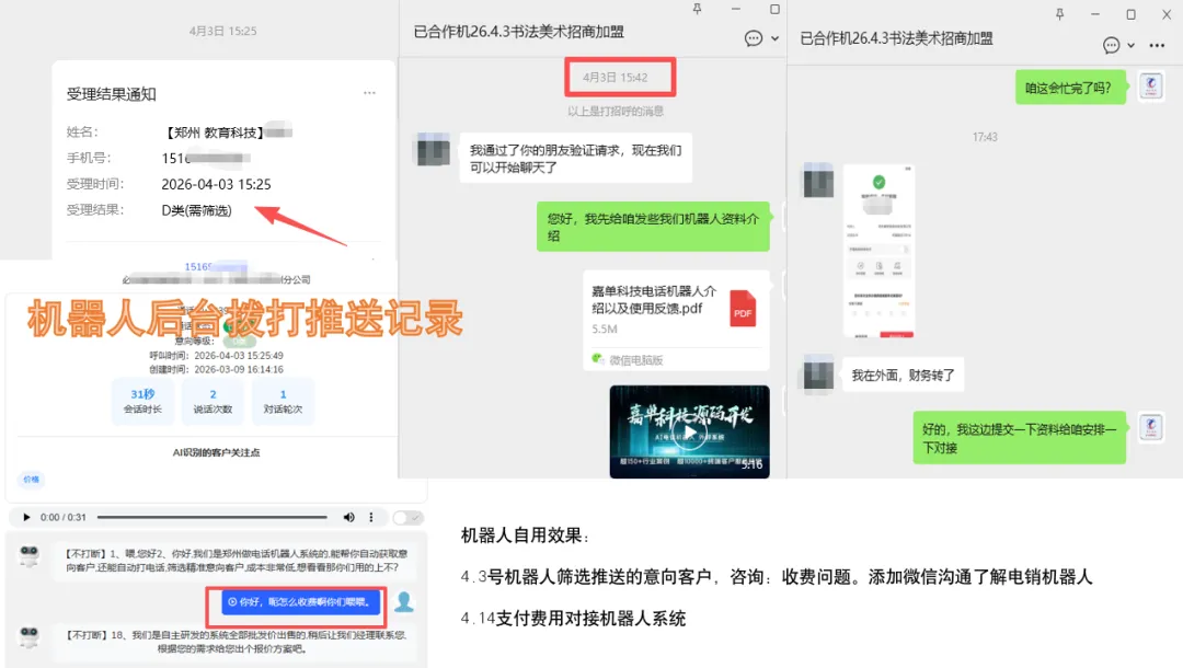 电话营销机器人,智能筛选,意向客户推送
