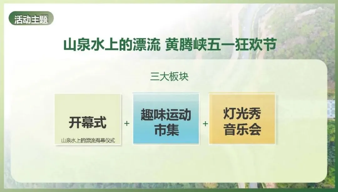 黄腾峡景区五一营销活动方案