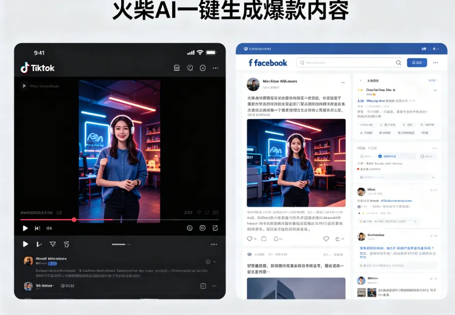 火柴AI外贸获客系统|TikTok+Facebook开发欧美客户全实操(2026合规版)