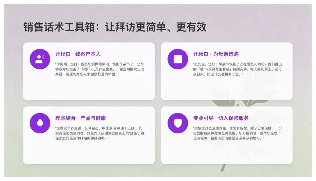 养生套装母亲节营销方案