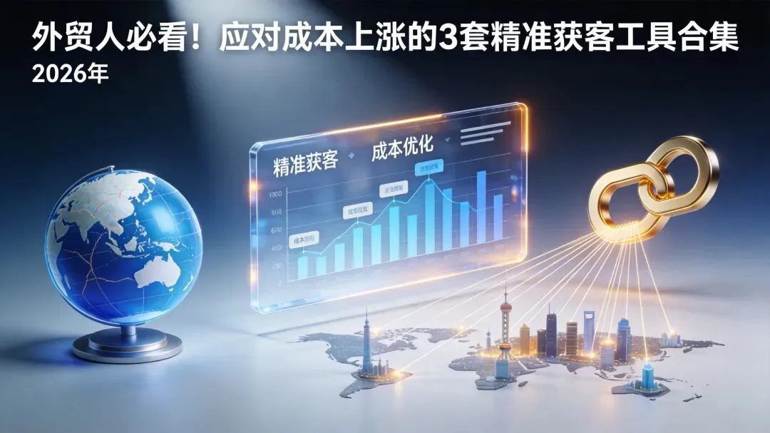 外贸人必看!应对成本上涨的3套精准获客工具合集