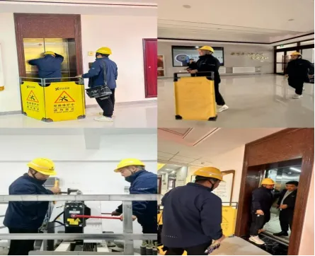 石拐区市场监督管理局开展学校电梯困人应急救援演练