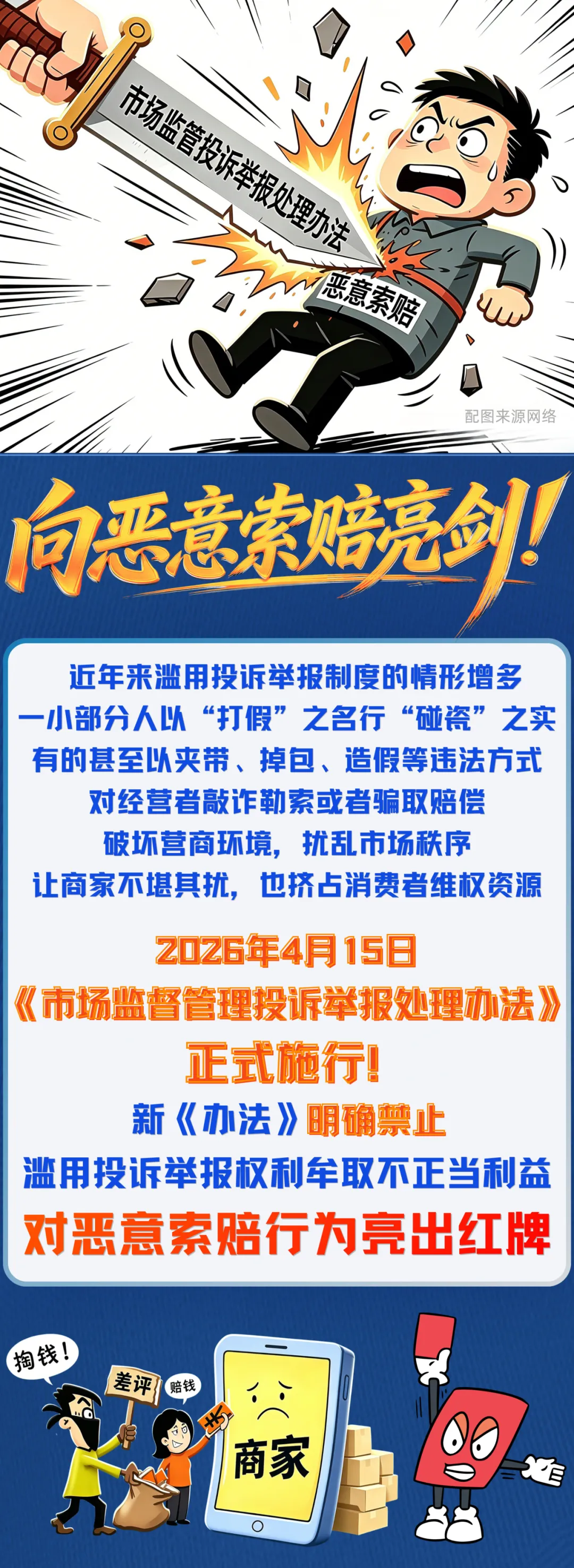 向恶意索赔亮剑!市场监督管理投诉举报新规今日施行!