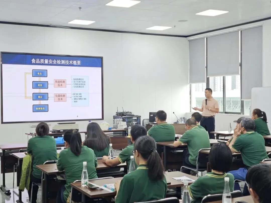 筑牢食品安全防线,中山公用市场公司开展2026年检测技术工作培训