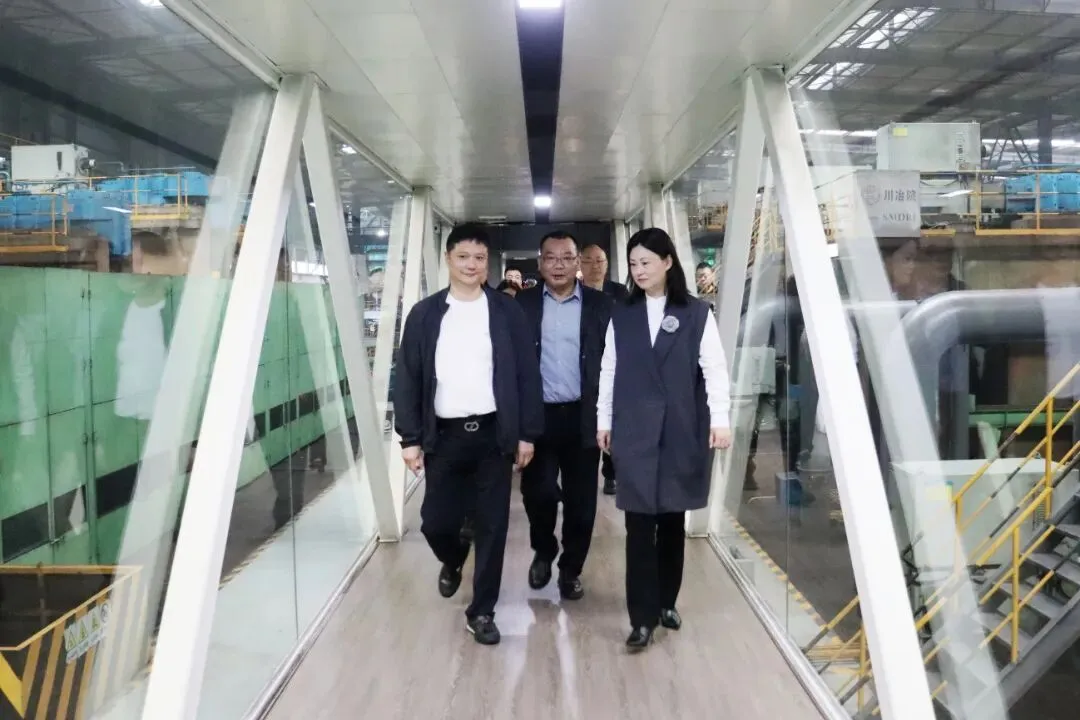 泸州市市场监管局局长路敦琴一行莅临冶控集团鑫阳基地考察调研