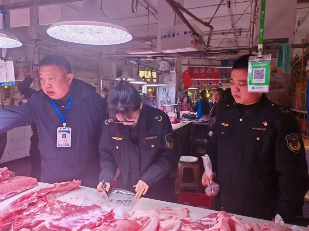 【部门动态】向阳区市场局开展肉类食品安全快速检测工作