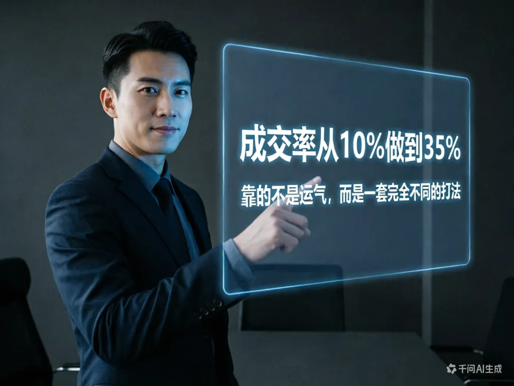 从10%到35%:销售成交率破局的5步落地法