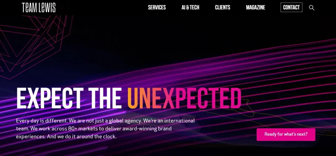 全球领先的营销公司TEAM LEWIS捞人!多个HC开放,混合办公!