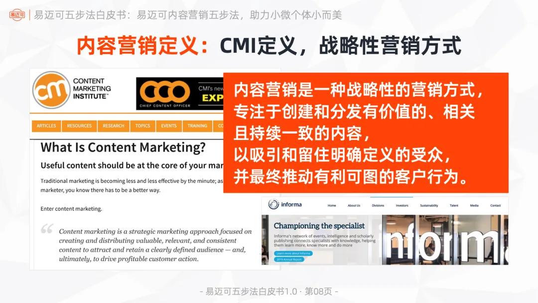 易迈可内容营销五步法:用内容闭环运行业务模式,助力小微个体小而美