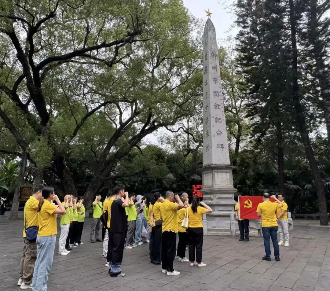 缅怀革命先烈,传承红色基因——市场中心、中友公司党支部联合开展主题党日活动