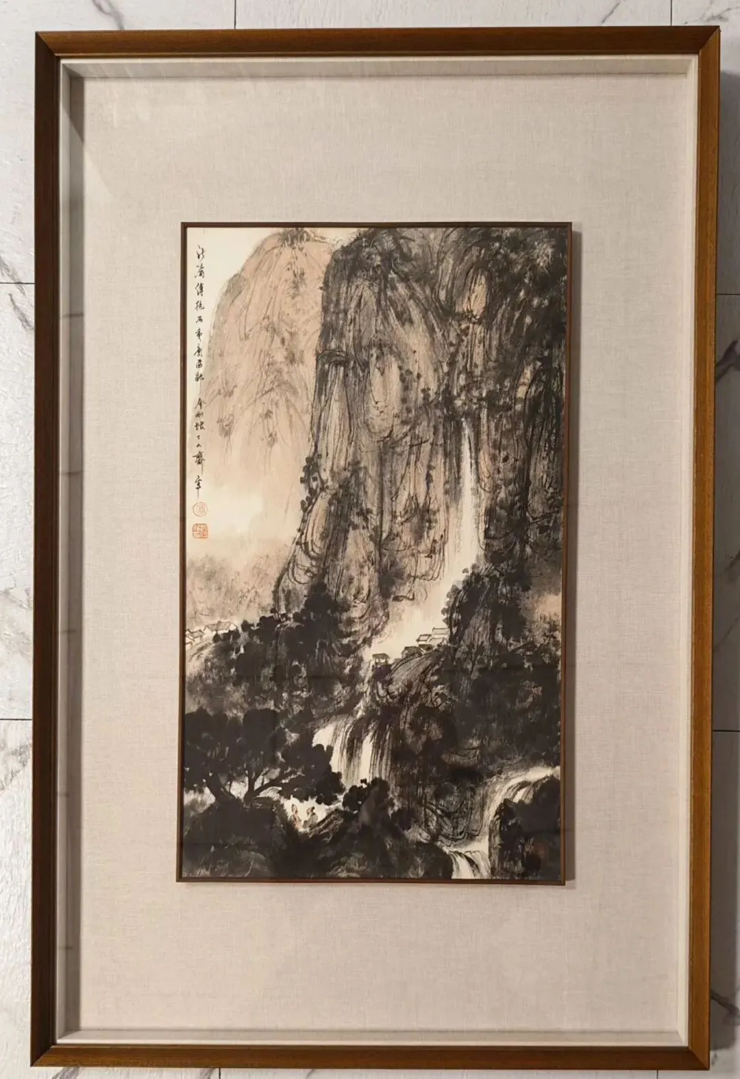 市场估值:这幅傅抱石山水人物,凭什么为例新金陵画派标杆?