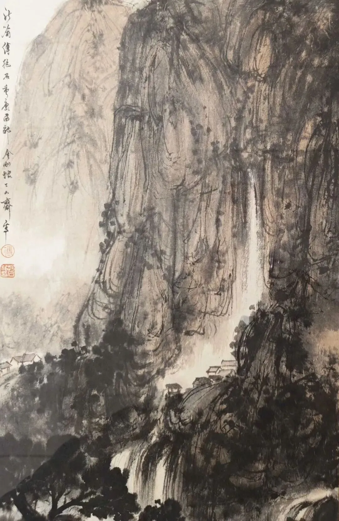 市场估值:这幅傅抱石山水人物,凭什么为例新金陵画派标杆?