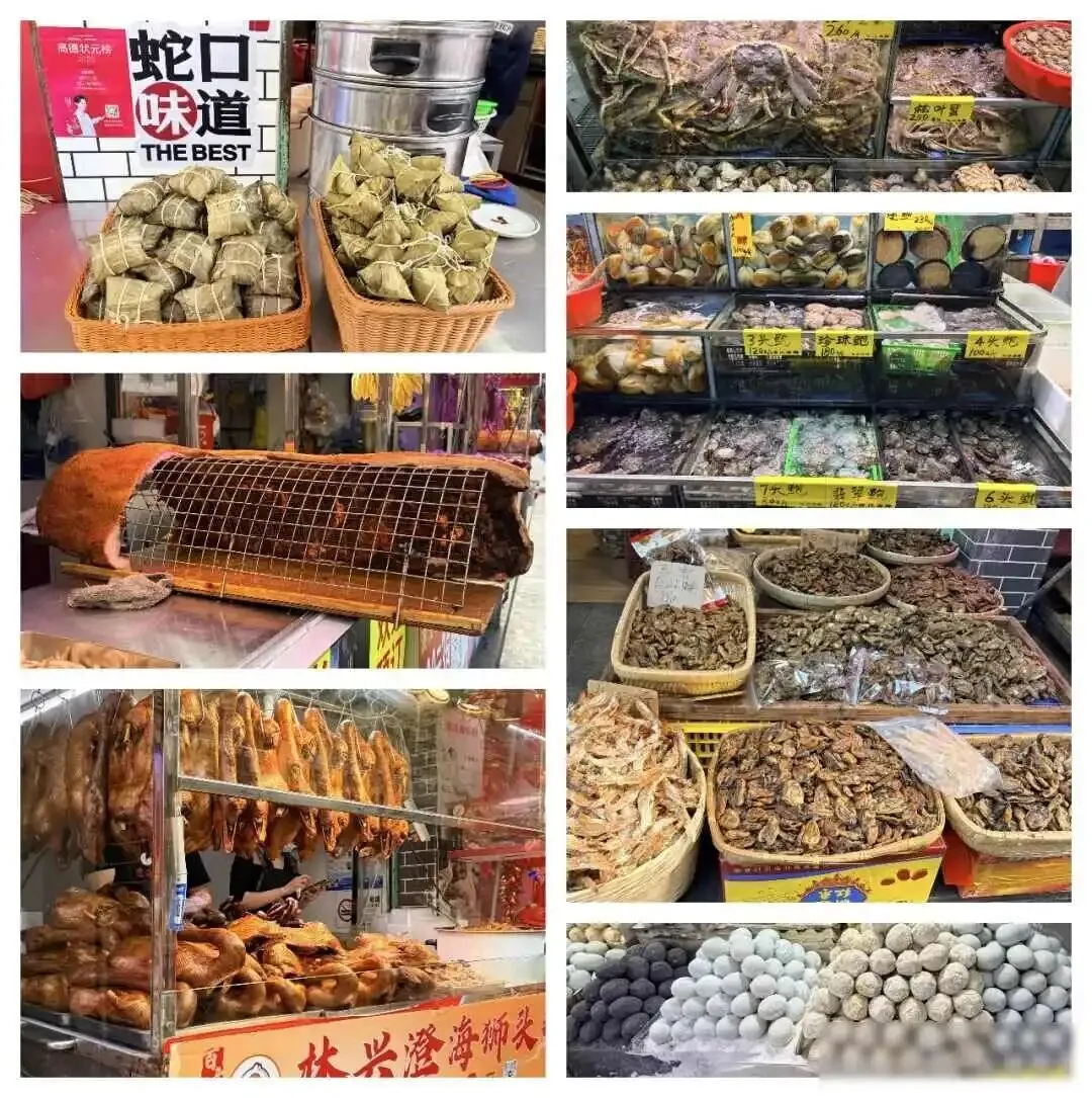 阴天误打误撞进蛇口,海鲜市场里鲍鱼睁眼虾蟹乱爬,烤猪皮滴油溅火星