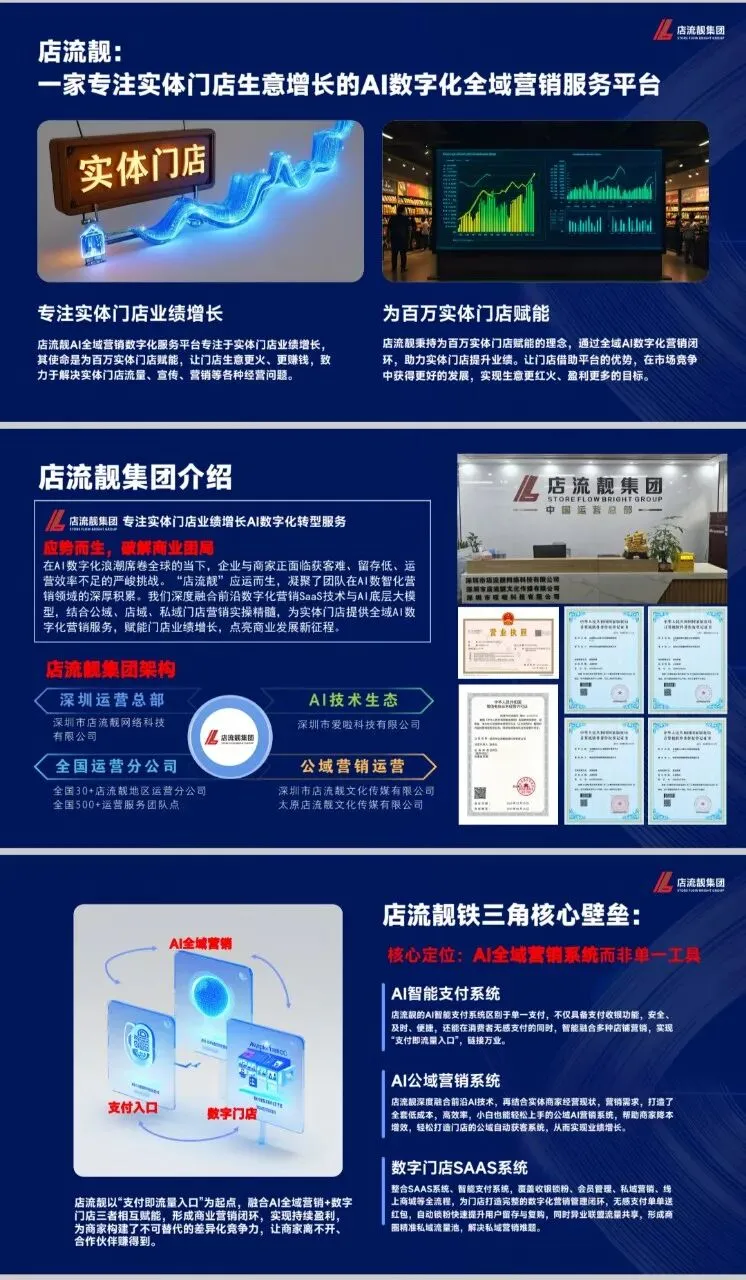 店流靓AI全域营销数字化服务平台介绍