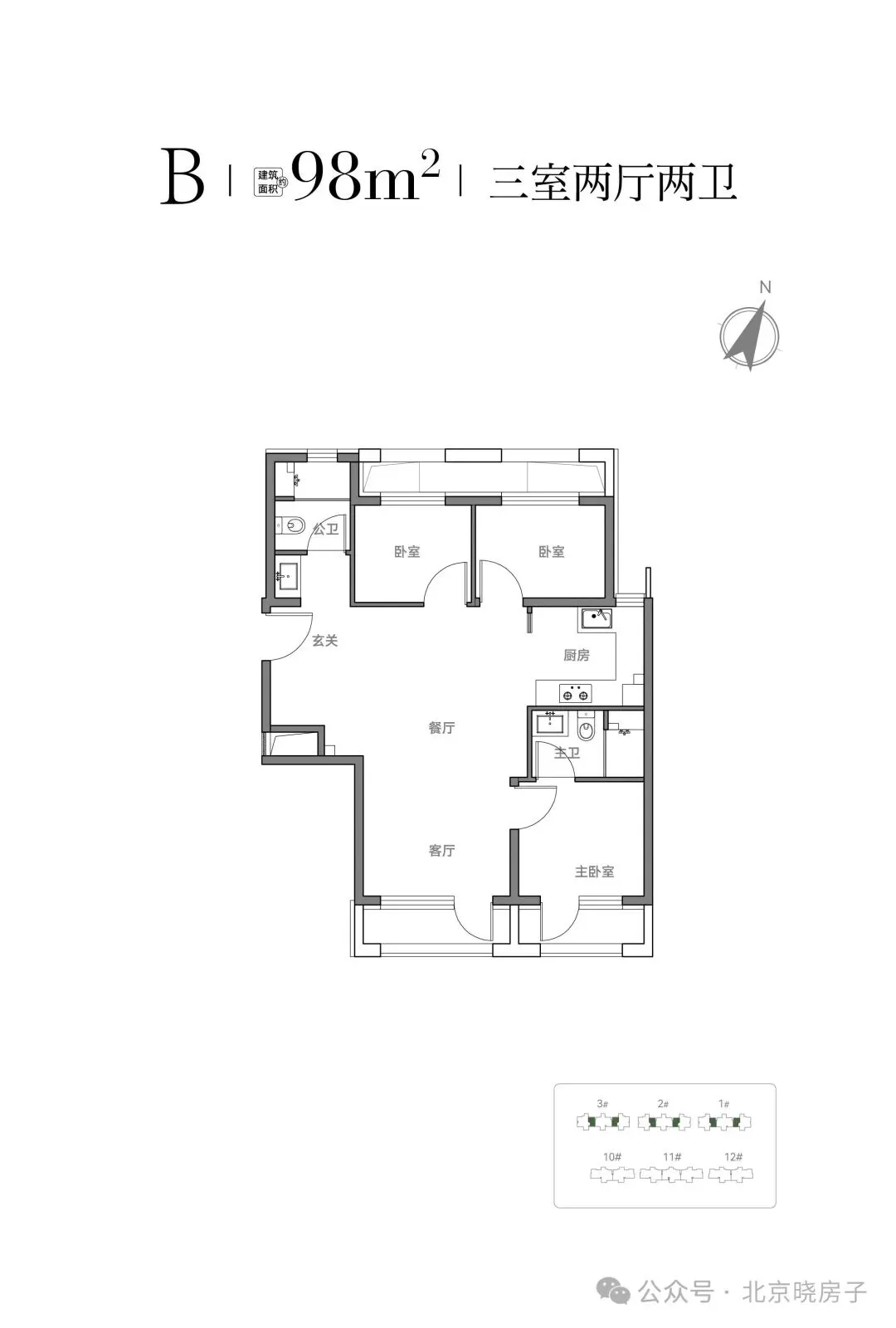 朝阳新房市场终于迎来刚需小户型,北熙区三期:得房率超90%的“好房子”,总价500万起