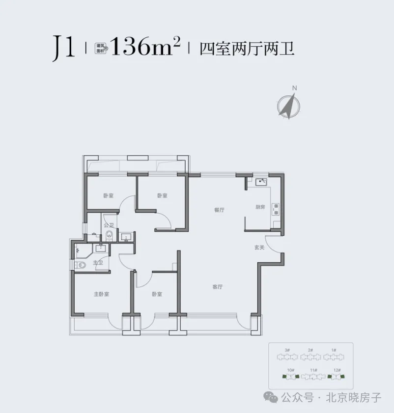 朝阳新房市场终于迎来刚需小户型,北熙区三期:得房率超90%的“好房子”,总价500万起
