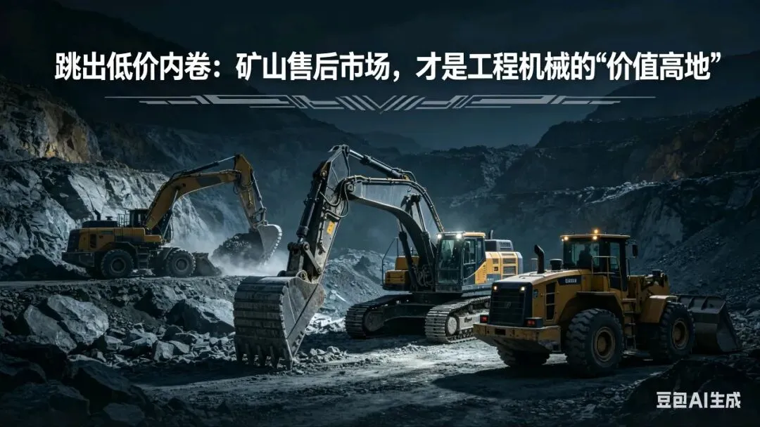 跳出低价内卷:矿山售后市场,才是工程机械的“价值高地”