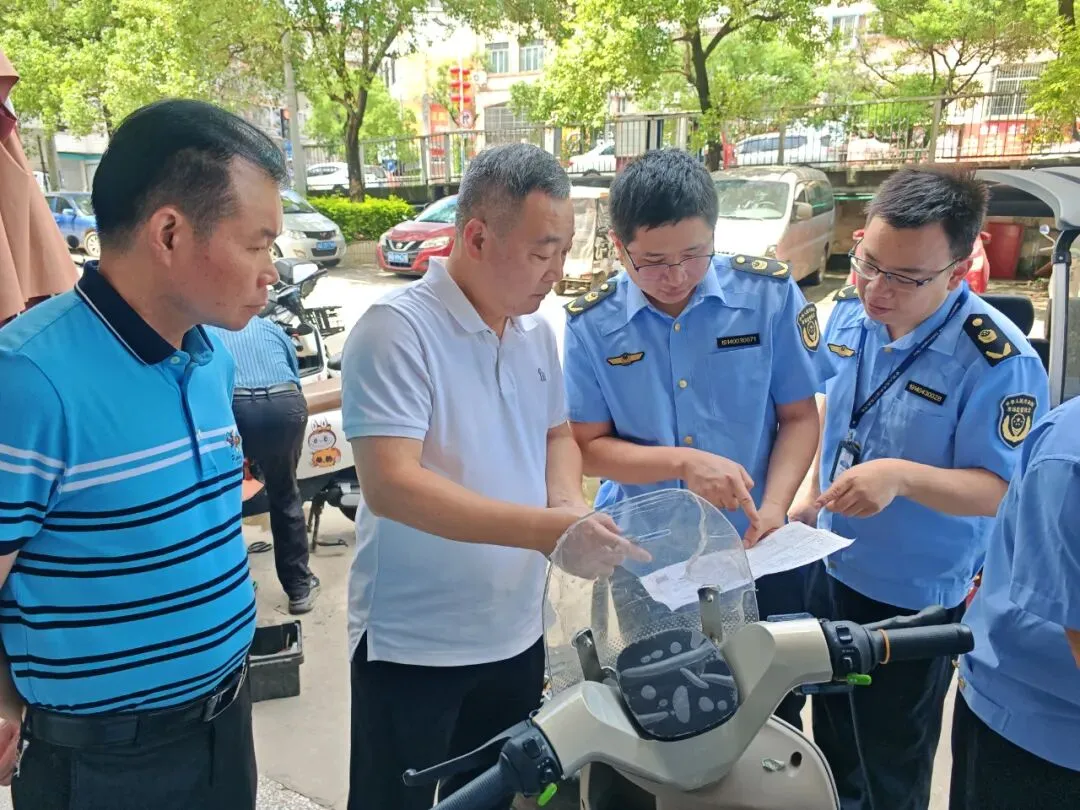 市市场监管局重拳整治电动自行车乱象查扣54台不合格电动自行车