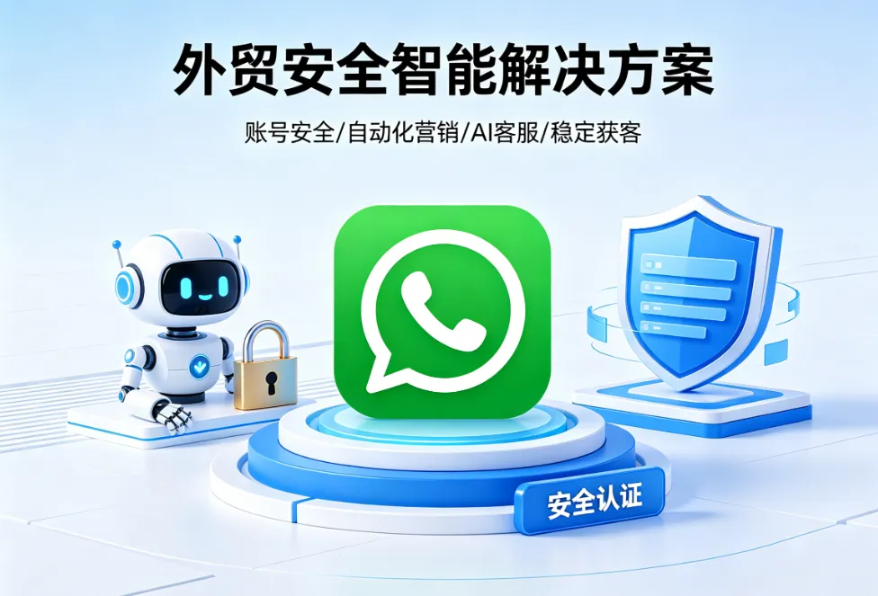 WhatsApp营销全闭环:磐石号+六段号+AI客服,从0到1搭建自动化获客系统