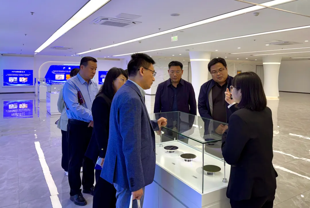 省市场监管局到核芯光电调研