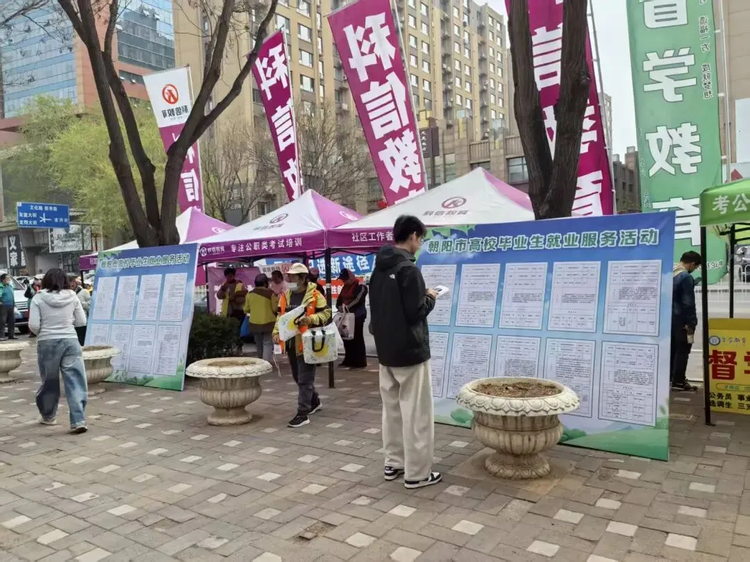 朝阳市在人力资源市场举办高校毕业生就业服务活动