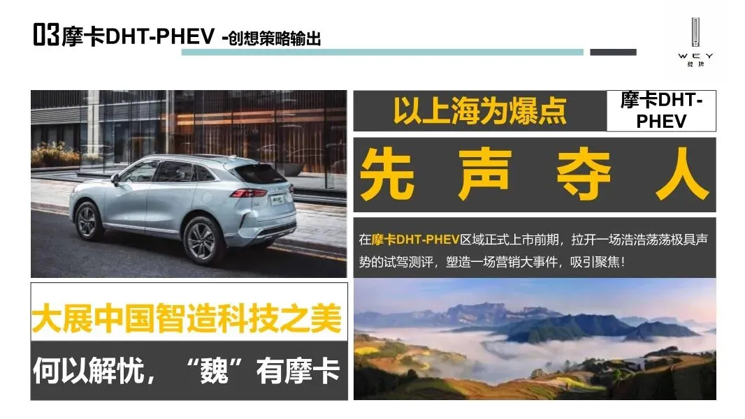 魏牌WEY汽车区域营销方案,太牛了!