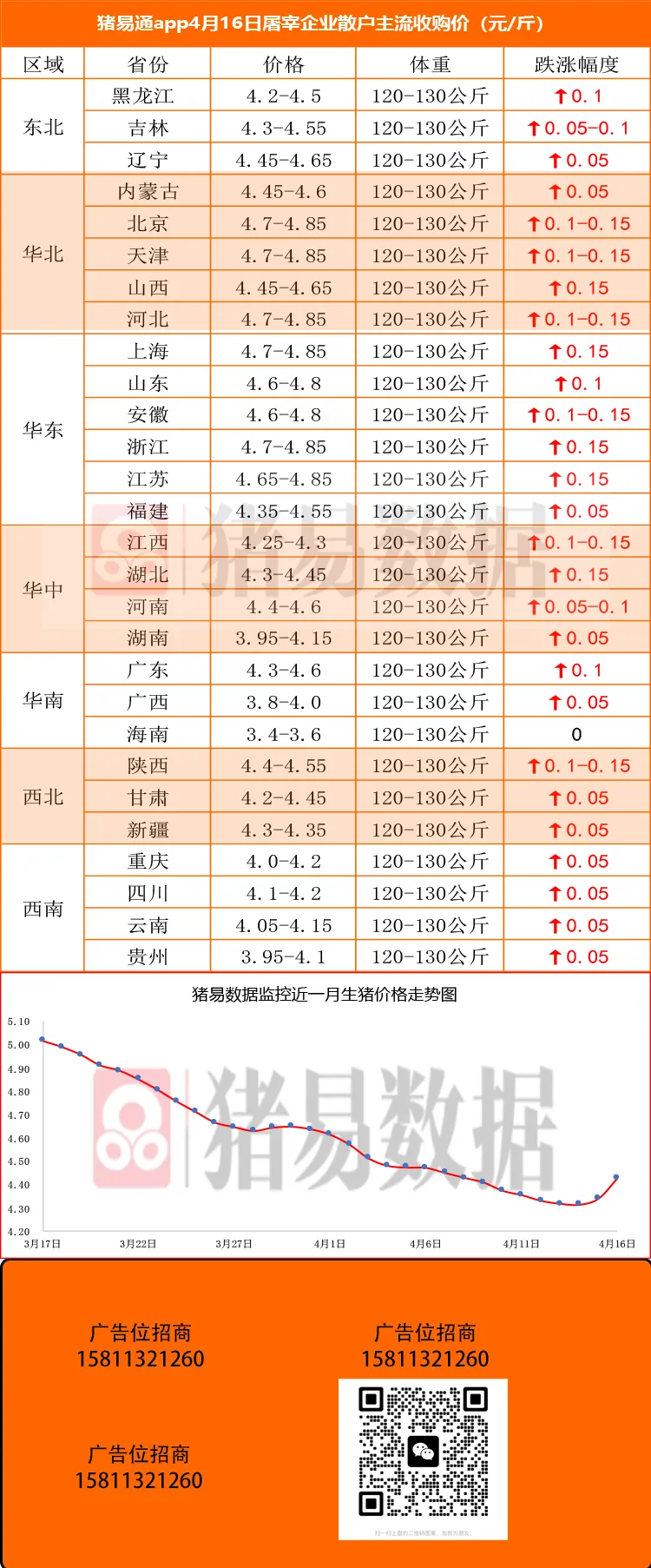 猪价呈现稳中伴涨,市场情绪表现偏强